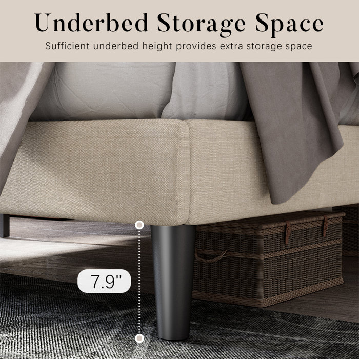 Mercury Row® Hegg Tufted Upholstered Platform Bed & Reviews Wayfair